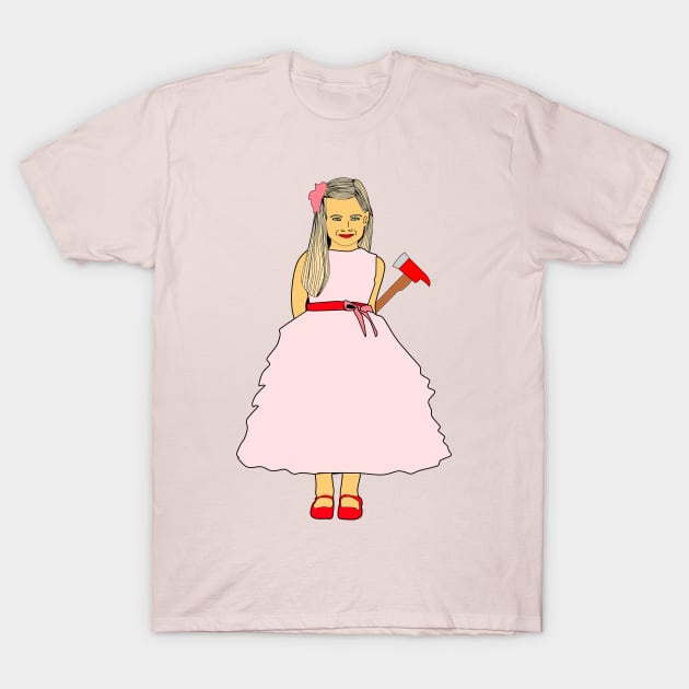 Little Miss Fireaxe T-Shirt by JillKoy